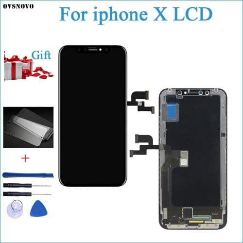 OEM 100% Test A+++ Top Quality OLED LCD Replacement for iPhone X LCD Display Replacement With Digitizer Touch Display Assembly