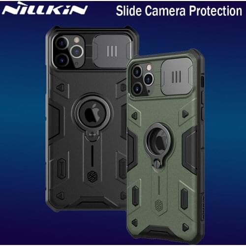 Nillkin for iPhone 11 Pro Max Camshield Armor Case Slide Camera Protection Case for iPhone 8 7 SE 2020 Impact Resistant Cover