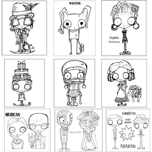 Clear stamp Transparent Clear Silicone Stamp/Seal for DIY scrapbooking/photo album Decorative card making