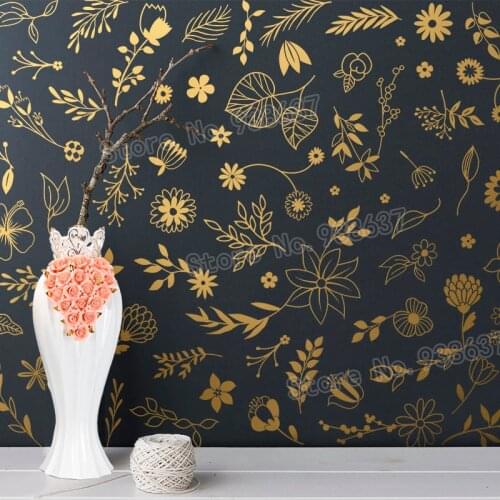 Botanical Wall Decals Stickers Living Room Decorate Cute Floral Nursery Vinyl Wall Sticker Flower Leaf Art diy Decal Mural JW361