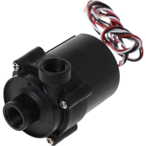 SC600 DC 12V PC Cpu Water Cooling System Tool Water Pump Brushless 132.09 GPH 10W Brushless Drive Destop Laptop Circulating