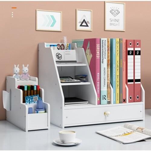 Коробка для Simple Office Supplies Desktop Storage Box Modern Multilayer Shelving Debris Folder Stationery Finishing Bedroom