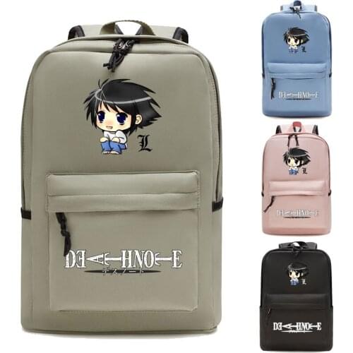 Death Note Teens School Backpack Fashion New Pattern Men Women Travel Mochila Beautiful Students Boys Girls Book Rucksack