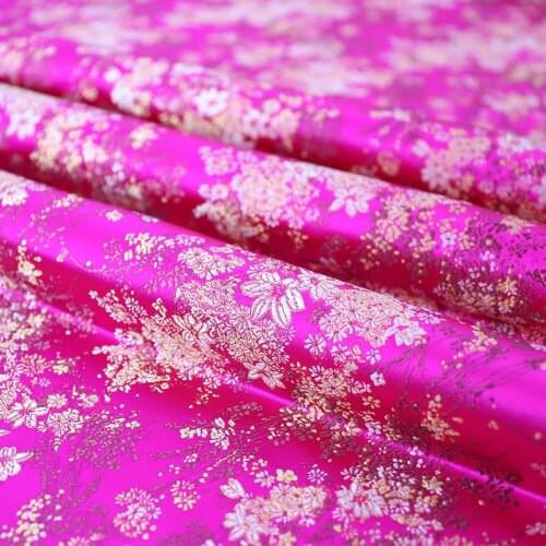 Brocade fabric nylon sewing material fabric for cheongsam dress fabrics for sewing