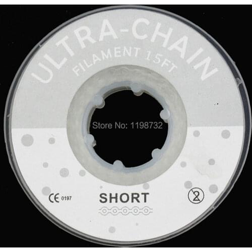 High Strength Dental Orthodontics Materials Elastic Ultra Power Chains Transparent Short Size Dentist Products