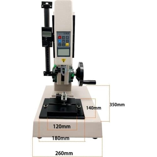 Edberg HLD digital display thrust and tension meter hand crank spiral frame tension force test machine test bench 100 kg