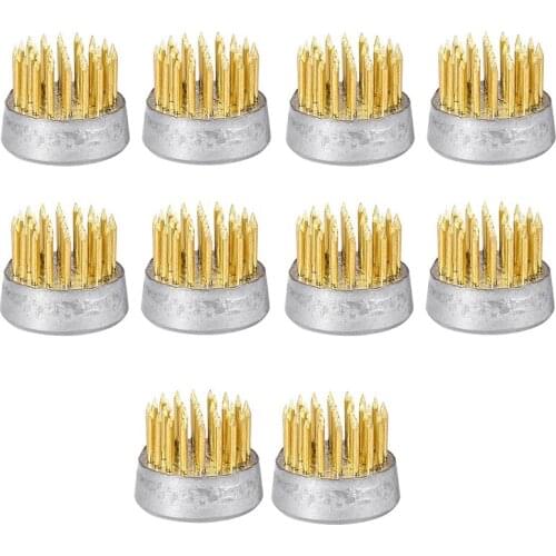 10Pcs Ikebana Flower Frogs Mini Kin Frog Flower Arranging Frog Spiky Frog Fixed Tools Floral Arrangement Pin Holder
