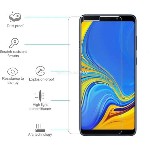 9H Screen Protector For Samsung A8 A9 Star Lite A9 Tempered Glass For Samsung Galaxy A3 A5 A7 A8 Protective Film Glass