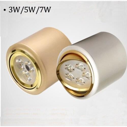 AC85-265V 3W/5W/7W Surface Mounted Ceiling Led Light Fixture Small Size For Bedroom 2017 New Arrival