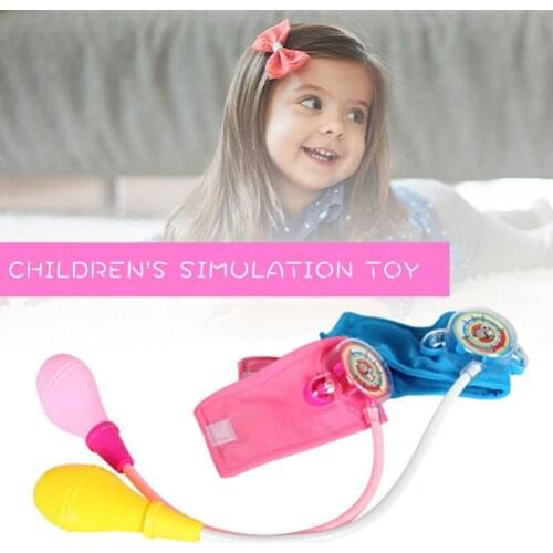 Childrens Simulation Family Doctor Toy Play House Nurse Doll Blood Pressure Play Set Toys for Children