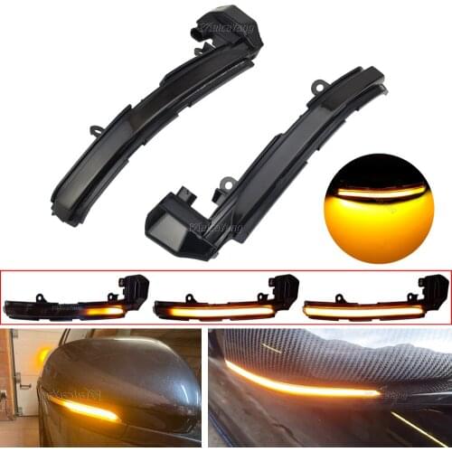 Dynamic Turn Signal Light For Jaguar XE X760 XF X260 2015-2020 XF X250 2008-2015 Side Mirror Indicator Lamp Sequential Blinker