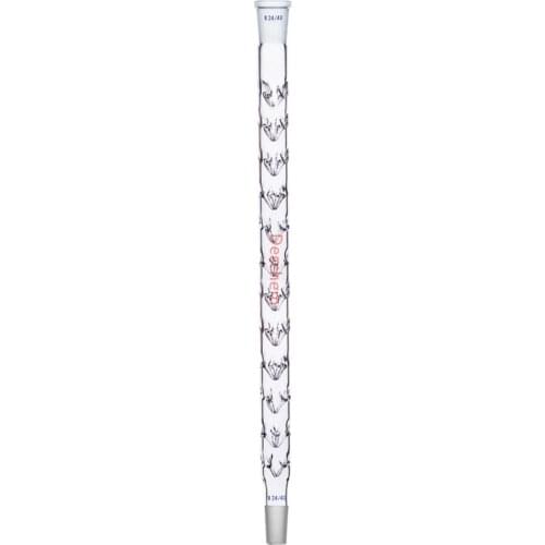 400mm,24/40,Vigreux Distilling Column,Glass Distillation Tube,Lab Glassware