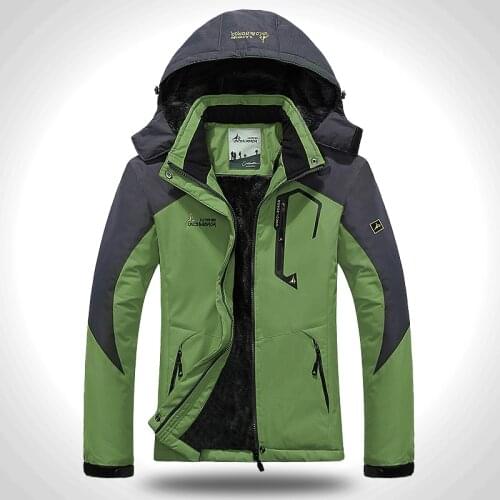 Womens Winter Hiking Skiing Fleece Jackets Outdoor Sport Thick Warm Camping Trekking Thermal Coats Waterproof Windproof Parkas