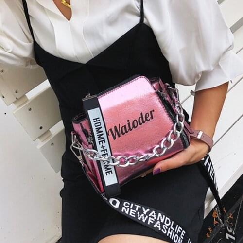 2021 Hot Sale Summer Women Letter Shoulder Bags Female Handbag PU Messenger Bags For Lady girls Exquisite Crossbody Bucket Bag