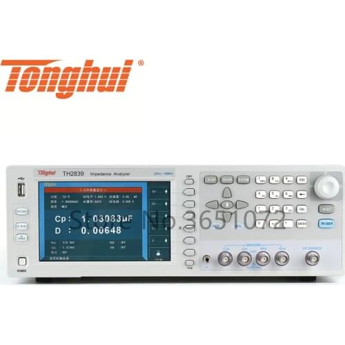 TH2839 RLC Meter Impedance Analyzer 20Hz-10MHz High Frequency Digital LCR Tester
