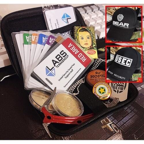 Escape From Tarkov Key Card Access Card Red Blue Yellow Violet Area 21ws #11sr Bitcoin Vaseline with Box Bear Cap USEC Cap Game