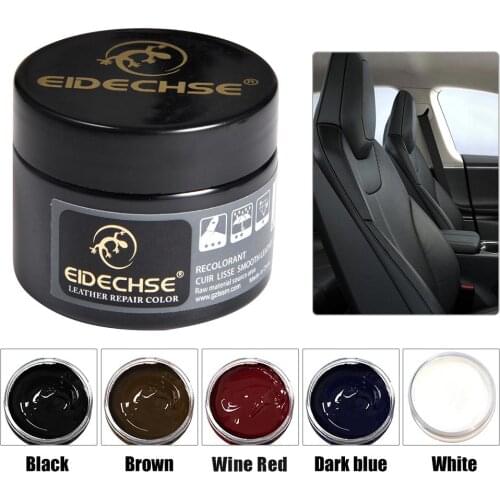Leather Recoloring Balm Renew Restore Repair Color to Faded Scratched Leather for Couches Car Seats Clothing Purses 1.7 Oz