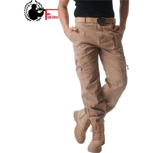 Mens Cargo Pants Male Tactical Pants Military Army Style Mens Casual Jogger Camo Multi Pocket Baggy Straight Trousers Camouflage