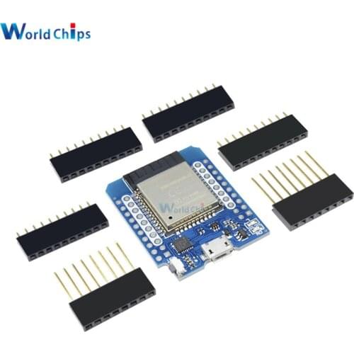 For Wemos Mini D1 ESP8266 ESP32 ESP-32S WIFI + Bluetooth CP2104 Development Board Module With Pins For Arduino