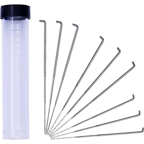 9 Pcs/Set Mixed 3 Size Wool Felting Iron Needles Felt Tool Kit Needle Starter Beginners DIY Craft Needlework Poke Needle Felting
