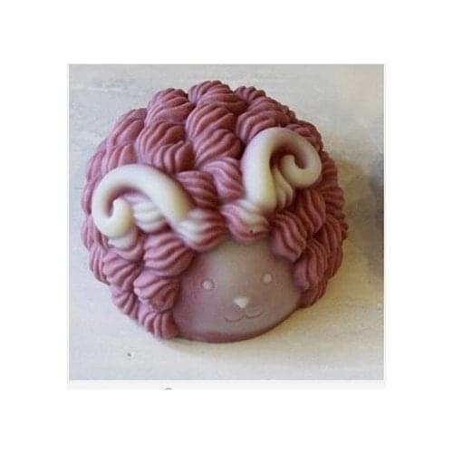 New Cute lamb mould Craft Art Silicone Soap mold Craft Molds DIY Handmade soap molds