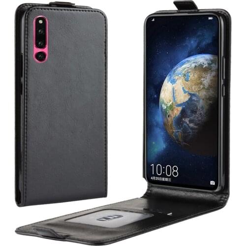 100pcs/lot New R64 Flip Leather PU+TPU Cover Stand Case with card slot For Huawei Honor 10 Lite / Honor Magic 2