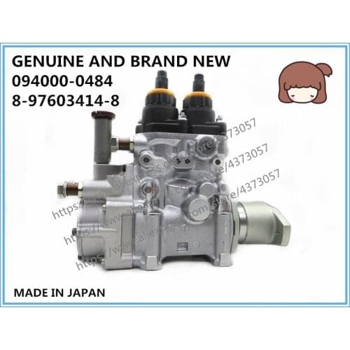 GENUINE AND BRAND NEW DIESEL FUEL PUMP 094000-0484, 8-97603414-4