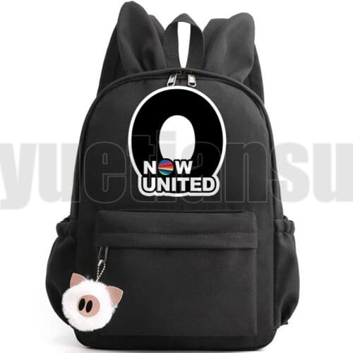 Mochila Casual Cute Now United Backpacks for Girls Softback Back Pack UN Team Anime Now United-Better Album Back To School Bag