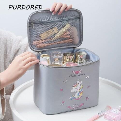 PURDORED Fabric Cosmetic Bags