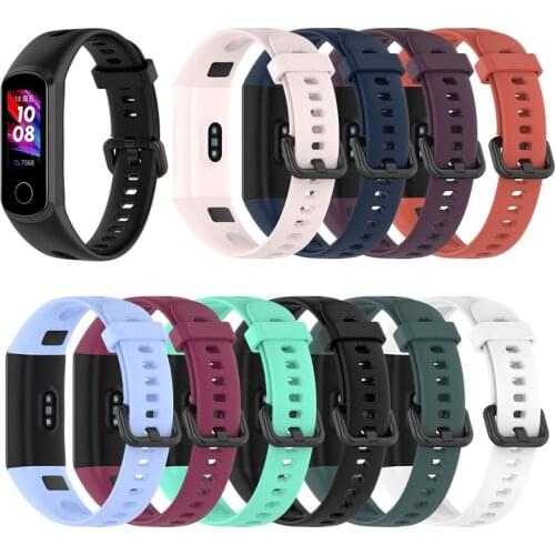 Soft Silicone Watchband For Huawei Honor Band 4 5i Sport Smart Watch Accessories Bracelet Replacement Suitable For Honor Band 4