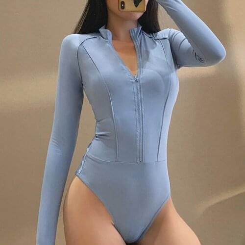 Y2K Women Sexy Bodysuit Overalls Long Sleeve Top Body Suit Femme Manche Longue Para Mujer Damskie Basic Shirt For Cool Girls