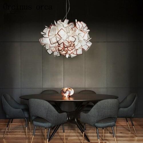 After the modern chandelier Nordic style creative personality lamps dining room lounge art lighting simple Postage free
