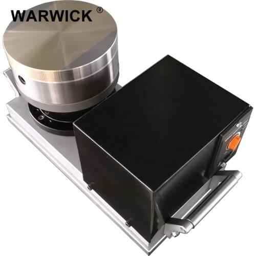 Variable speed motor rotary magnetic chuck 160mm