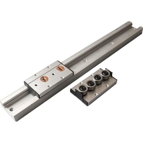 Built-in dual-axis linear guide 38mm SGR15N Roller slide 1 SGB15N block and 1 SGR15N guide WWoodworking slide Length 500 600 800