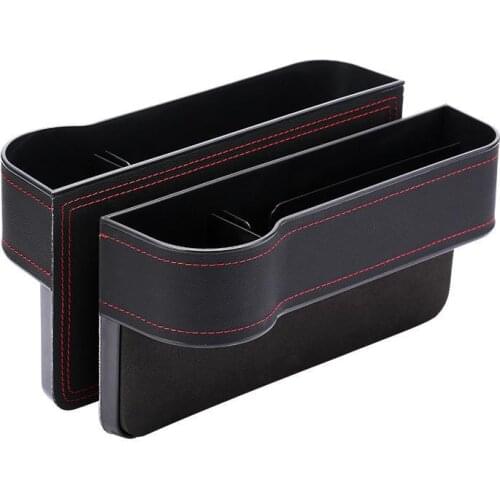 2pcs Car Seat Slit Storage Box Multifunctional Slit Storage Box Vehicle Mounted Supplies Vehicle Built-in Bag Storage Box