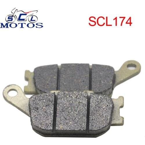 Sclmotos -1 Pair Motorcycle Rear Brake Pad For Suzuki SV400 DL650 GSF650 GSX650 for Yamaha FZ6 MT07 MT09 MT10 YZF-R1 for Honda