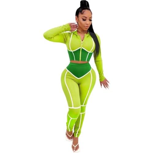 2020 Fall Winter Women Yoga Set 2 Pcs Sports Suits Seamless Gym Leggings Long Sleeve Crop Top Fitness Sportswear Tracksuit