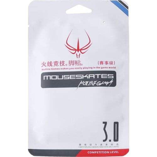 2 Sets/Pack Hotline Games Competition Level Mouse Feet Mouse Skates for steelSeries Sensei Ten Mouse 0.7mm Thickness