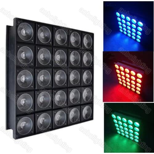 25x30W 3in1 LED Matrix lights RGB Bar performance stage background effect light