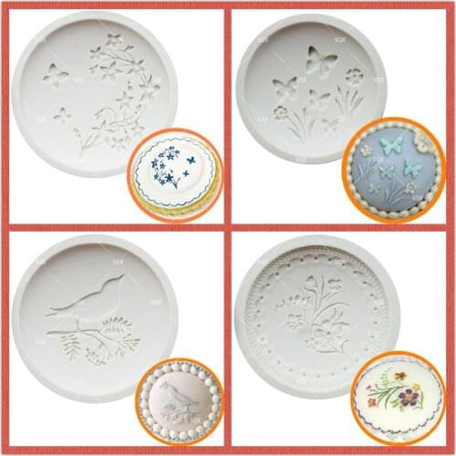 Flower / Bird / Butterfly Silicone Cake Mold, Cake Decorative Tool, Kitchen Accessories SQ84-87
