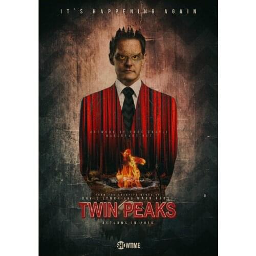 Home Decor Wall Stickers TWIN PEAKS part II poster bedroom decoration
