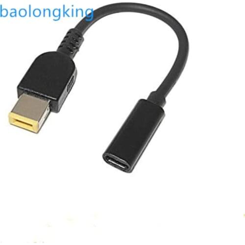 USB C Type C Female to DC 4.5 3.0 7.4 5.0 4.0 1.75.5mm Male Power Male Charging Adapter Cable for Compatible with Lenovo Hp