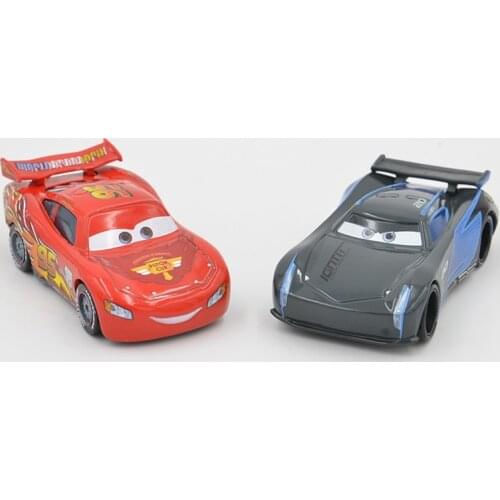 Disney Pixar Cars 2pcs/lot Lightning McQueen Jackson Storm Cruz Ramirez Mater 1:55 Diecast Metal Alloy Model Toys Cars For Kids