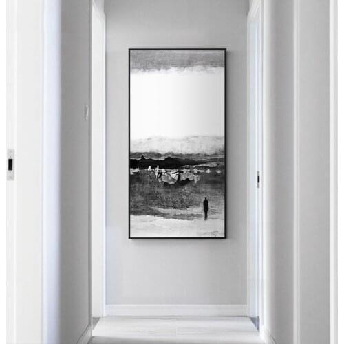 New Chinese Zen Wall Art Canvas Prints and Posters Living Room Decor Artistic Conception Canvas Paintings Wall Pictures No Frame