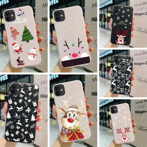 For Xiaomi Poco F3 X3 F2 X2 M2 M3 C3 Pro Cartoon Animal Painted Christmas Pattern Shockproof Silicone TPU Soft Matte Phone Shell