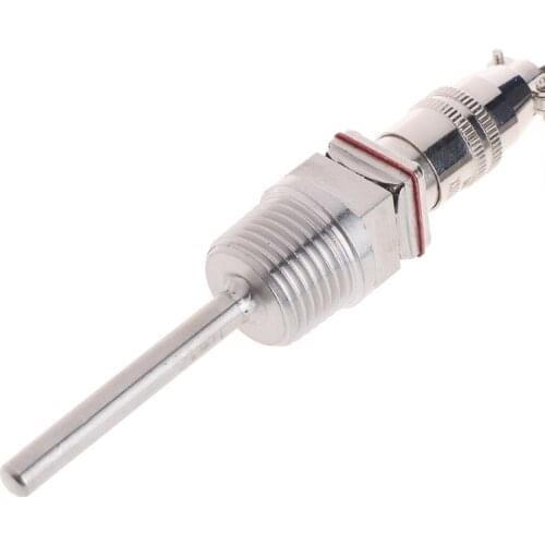 RTD Pt100 Temperature Sensor Probe L 5cm 1/2\" NPT Thread w/ Detachable Connector J6PC