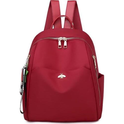 Summer Backpack Women Backpack Solid Color Women Shoulder Bag Fashion School Bag For Teenage Girl Children Backpacks Travel Bag