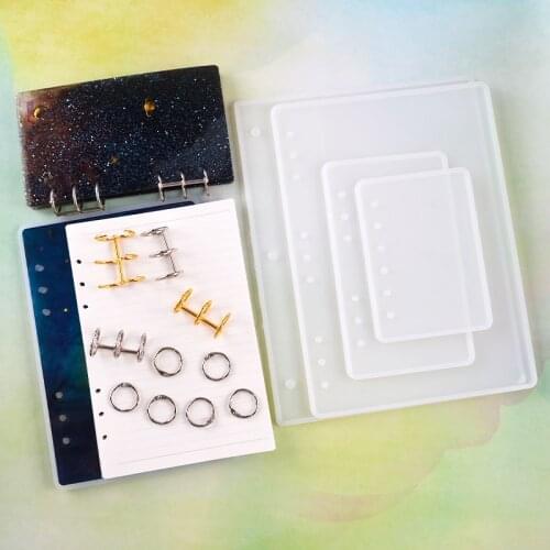 A7 A6 A5 B5 Notebook Silicone Molds DIY Book UV Resin Epoxy Mold Dried Flowers Jewelry Making Tools