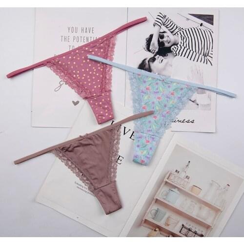 Cotton Womens Sexy Thongs G-string Underwear Panties Briefs For Ladies T-back,gift,1pcs/lot