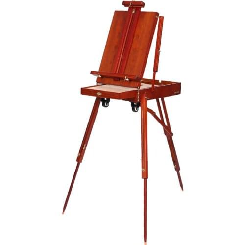 Trolley Travel Oil Painting Box Oil Painting Stand with Wheels Sketch Foldable Drawing Box Art Tool Box Bastidores Para Pintar